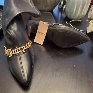 Juicy Couture JC Tommi Black Booties